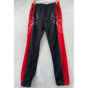 Pro Standard Sweatpants Mens Medium Black Red Chicago Bulls Joggers
